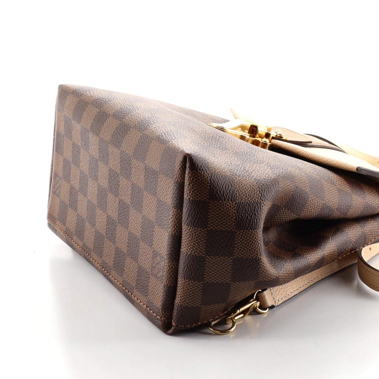Louis Vuitton Clapton Backpack Damier and Leather at 1stDibs