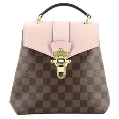 Louis Vuitton Clapton Rucksack Damier und Leder