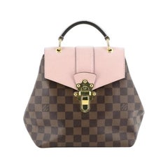 Louis Vuitton Clapton Backpack Damier And Leather 