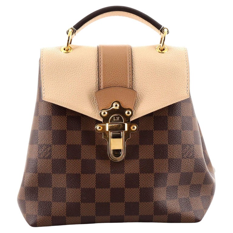 Louis Vuitton Clapton Backpack Damier and Leather at 1stDibs