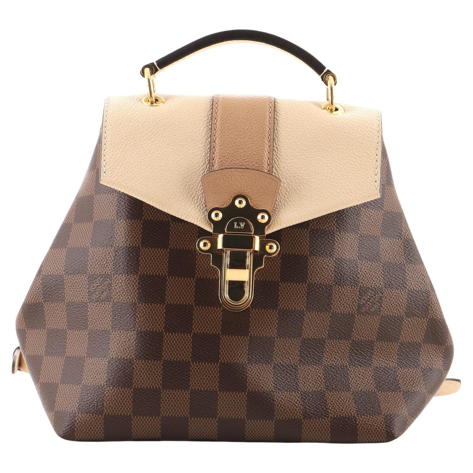 Louis Vuitton Clapton Backpack Damier and Leather