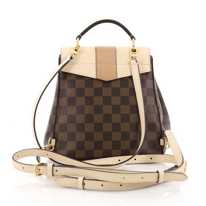 Louis Vuitton Clapton Backpack Damier Canvas and Leather In Excellent Condition In NY, NY