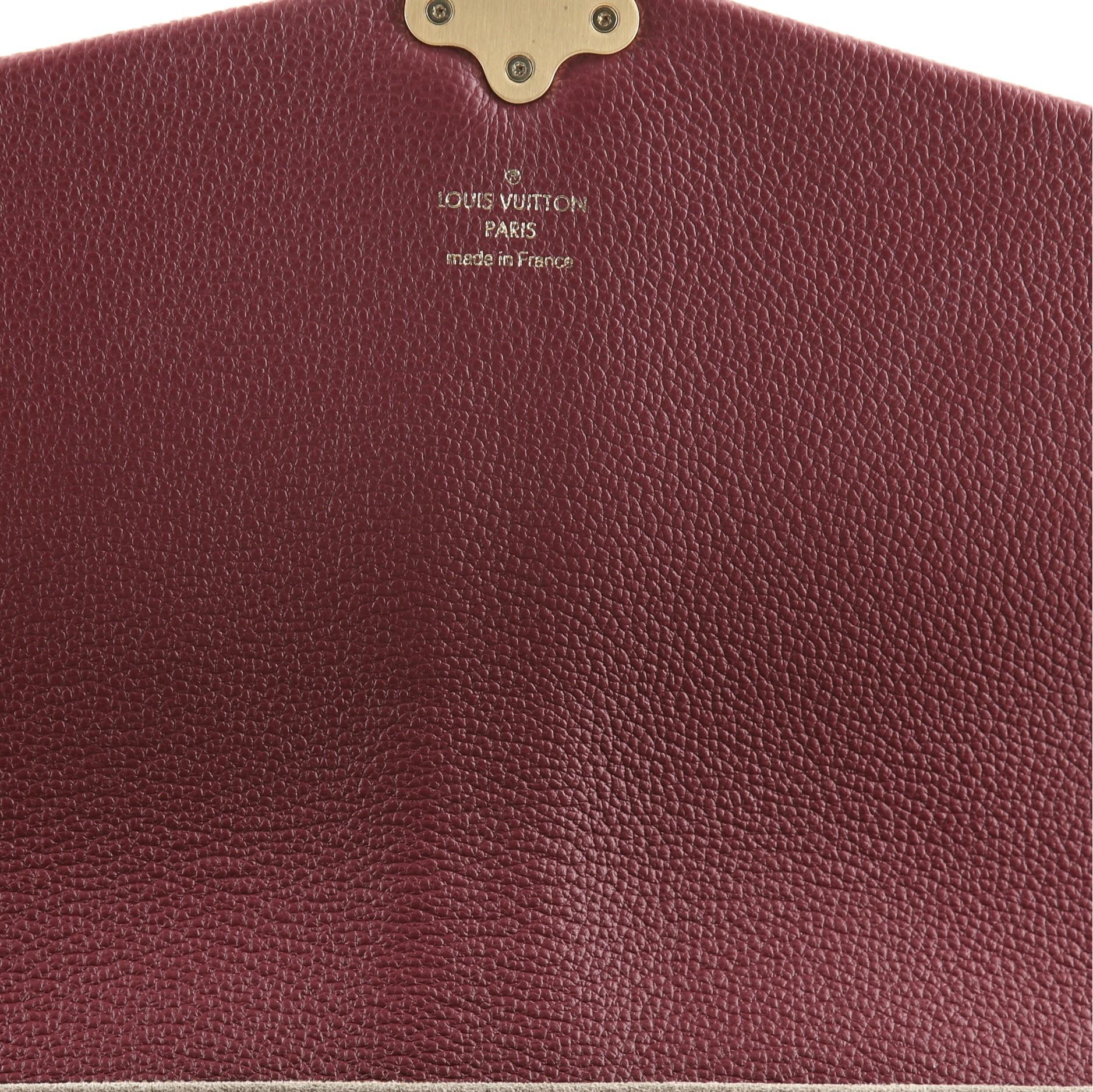 Women's or Men's Louis Vuitton Clapton Handbag Damier and Leather PM