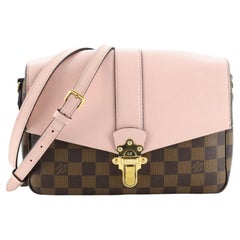 Louis Vuitton Clapton Handbag Damier and Leather PM