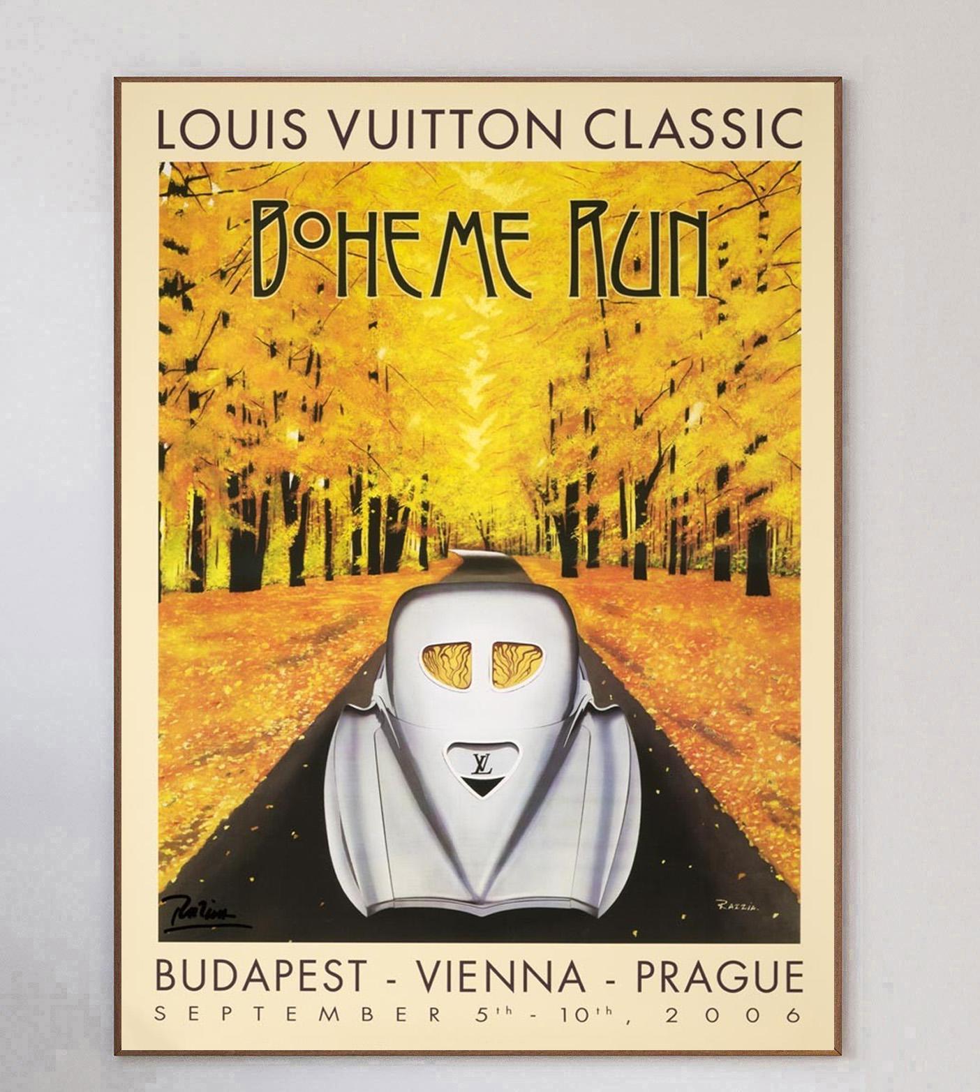 Celebrado en Budapest, Viena y Praga, el Louis Vuitton Classic Boheme Run fue un evento de coches clásicos organizado por la marca francesa de lujo entre el 5 y el 10 de septiembre de 2007. Con un precioso Bentley Embiricos atravesando un bosque