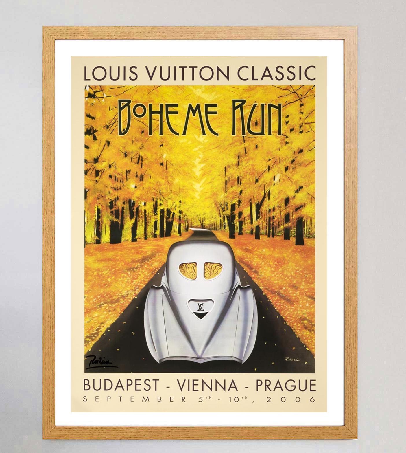 Louis Vuitton Classic Boheme Run 2007 - Razzia Póster Vintage Original Francés en venta
