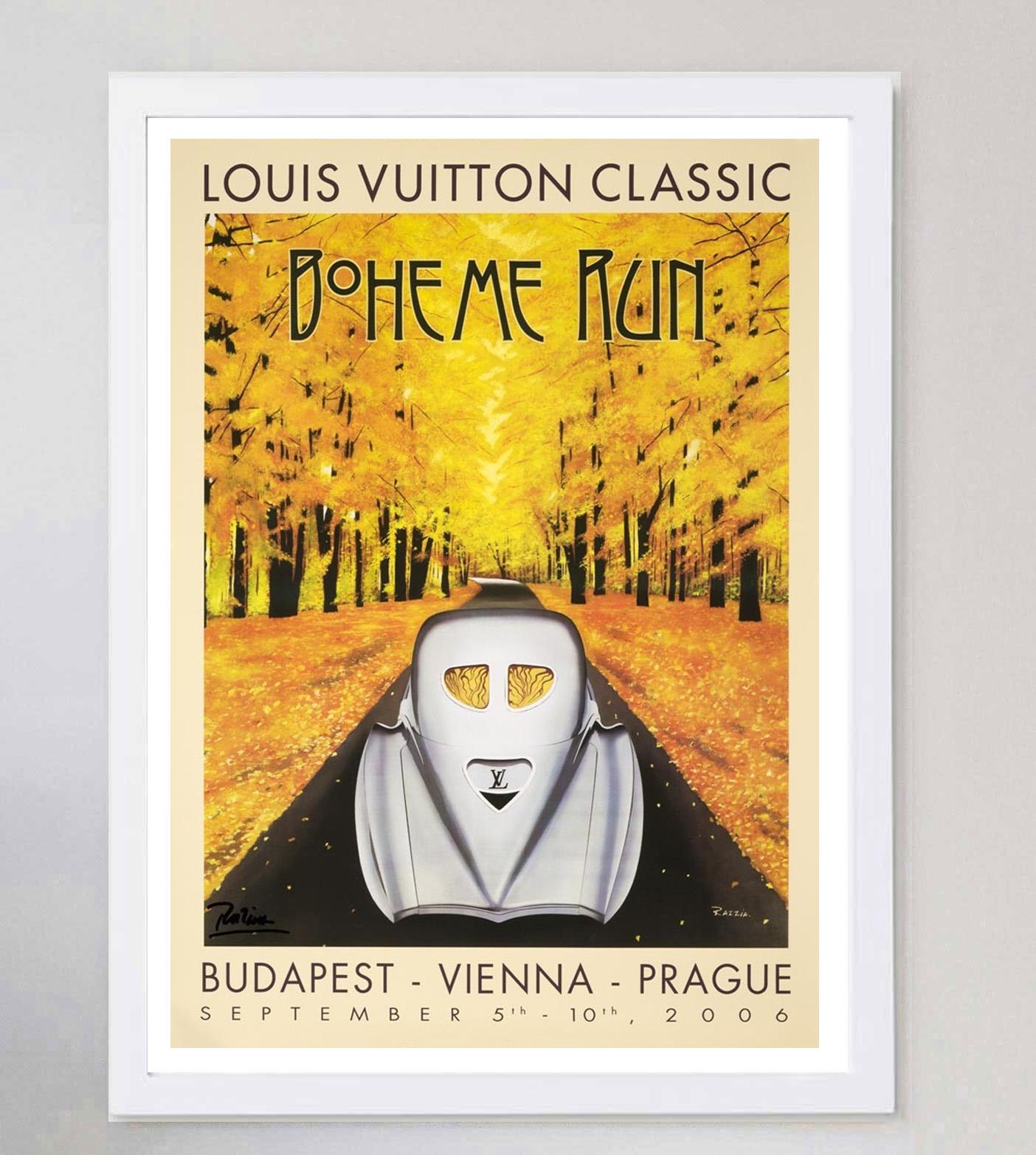 Louis Vuitton Classic Boheme Run 2007 - Razzia Póster Vintage Original en Bueno estado para la venta en Winchester, GB