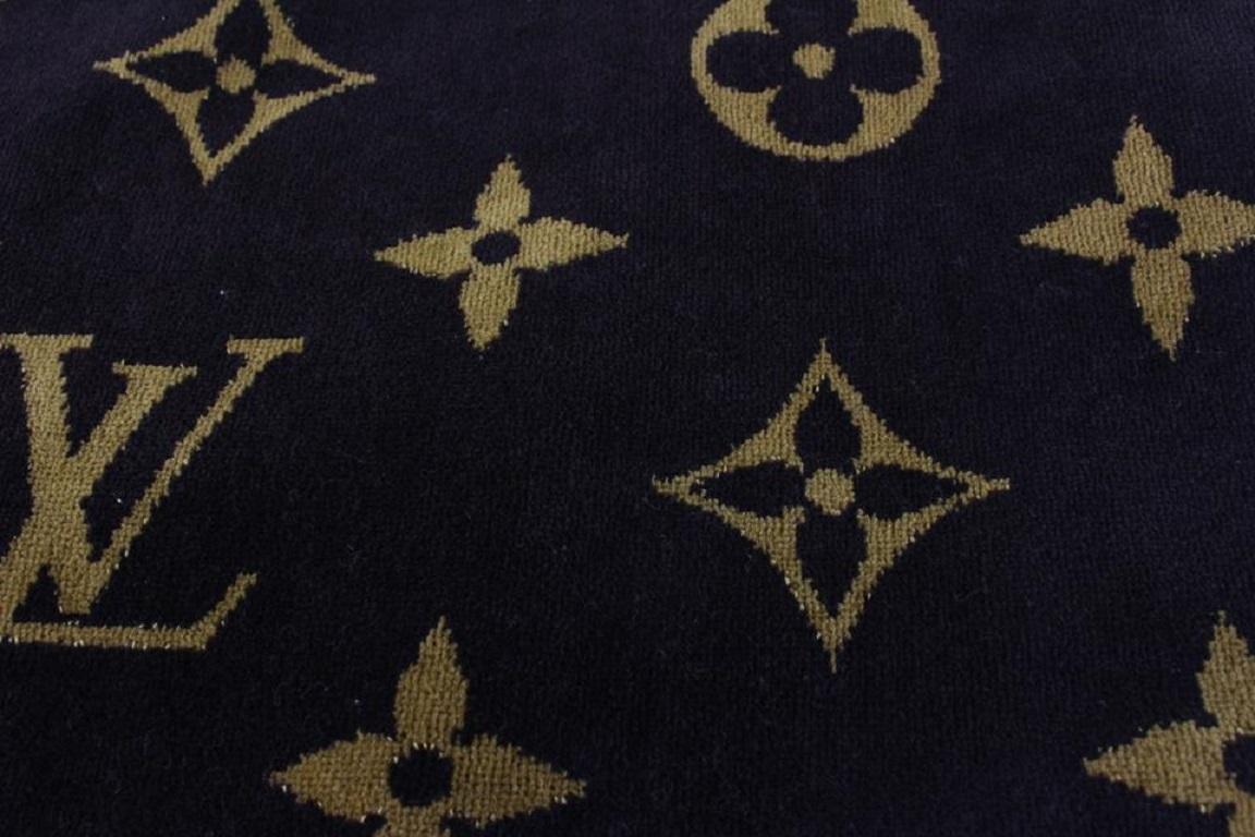 Louis Vuitton Classic Brown Monogram Beach Towel 99lv87 2
