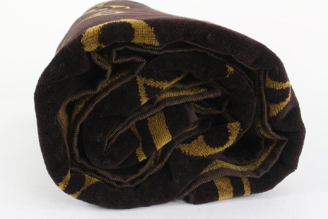 Women's Louis Vuitton Classic Brown Monogram Beach Towel 99lv87