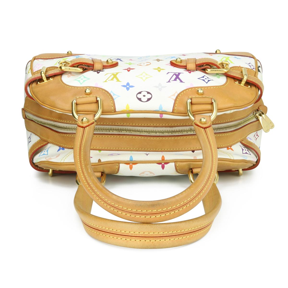 Louis Vuitton Claudia Bag in White Multicolore Monogram 2011 8