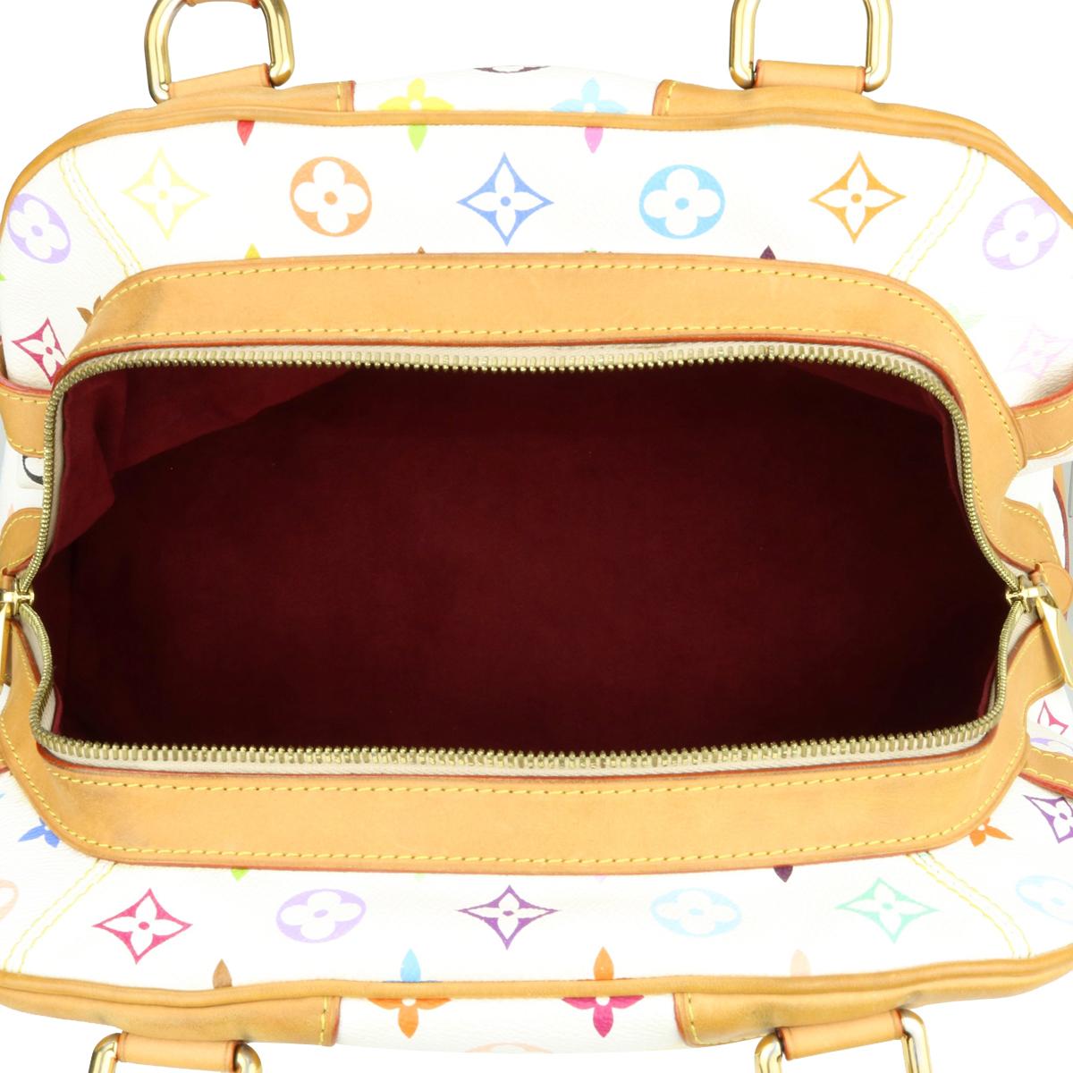 Louis Vuitton Claudia Bag in White Multicolore Monogram 2011 9