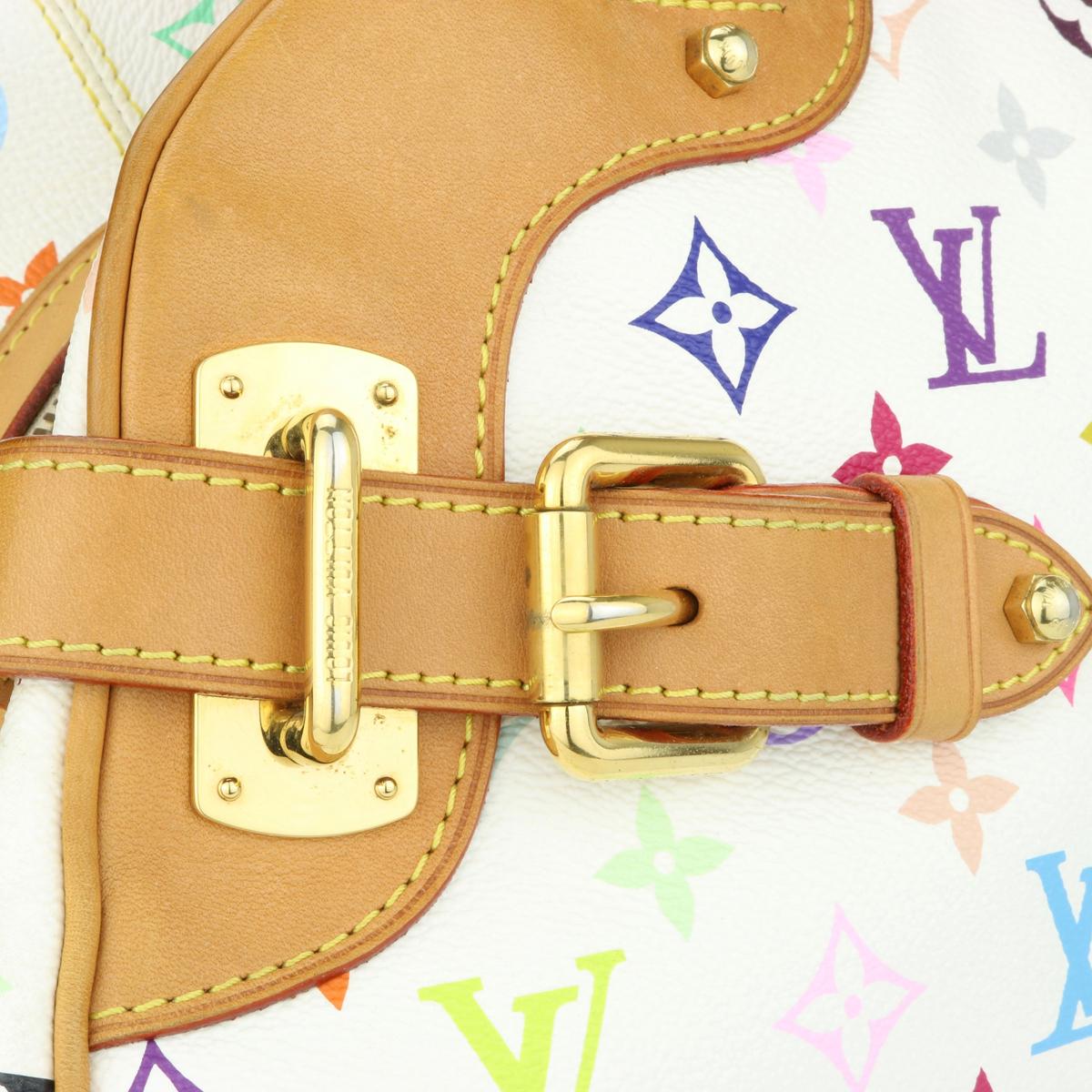 Louis Vuitton Claudia Bag in White Multicolore Monogram 2011 1