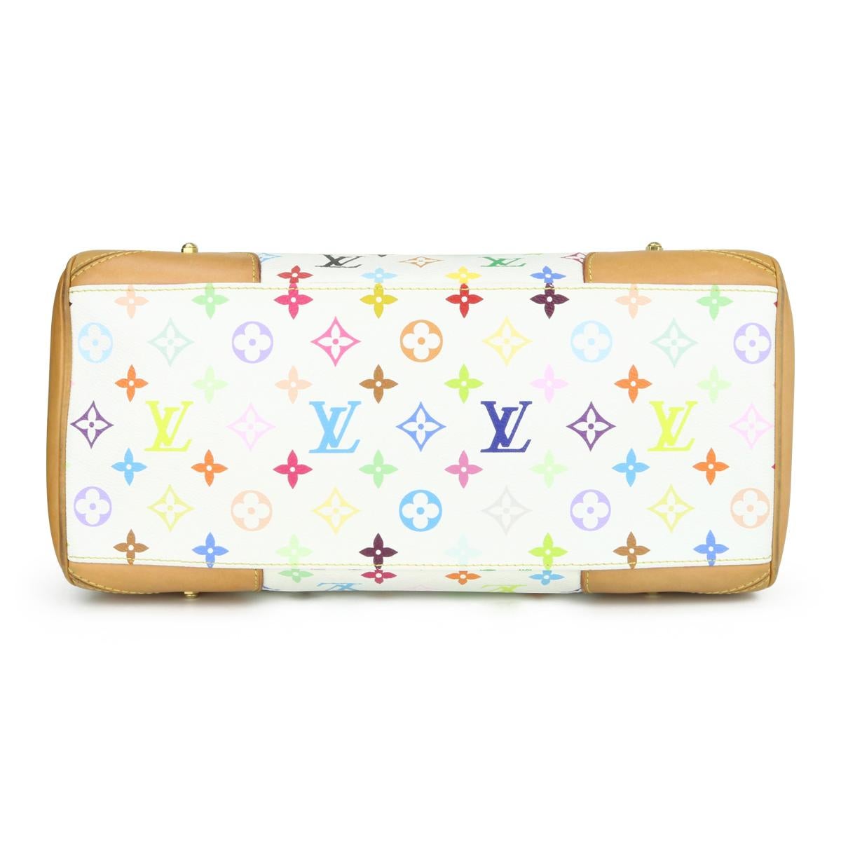 Louis Vuitton Claudia Bag in White Multicolore Monogram 2011 3