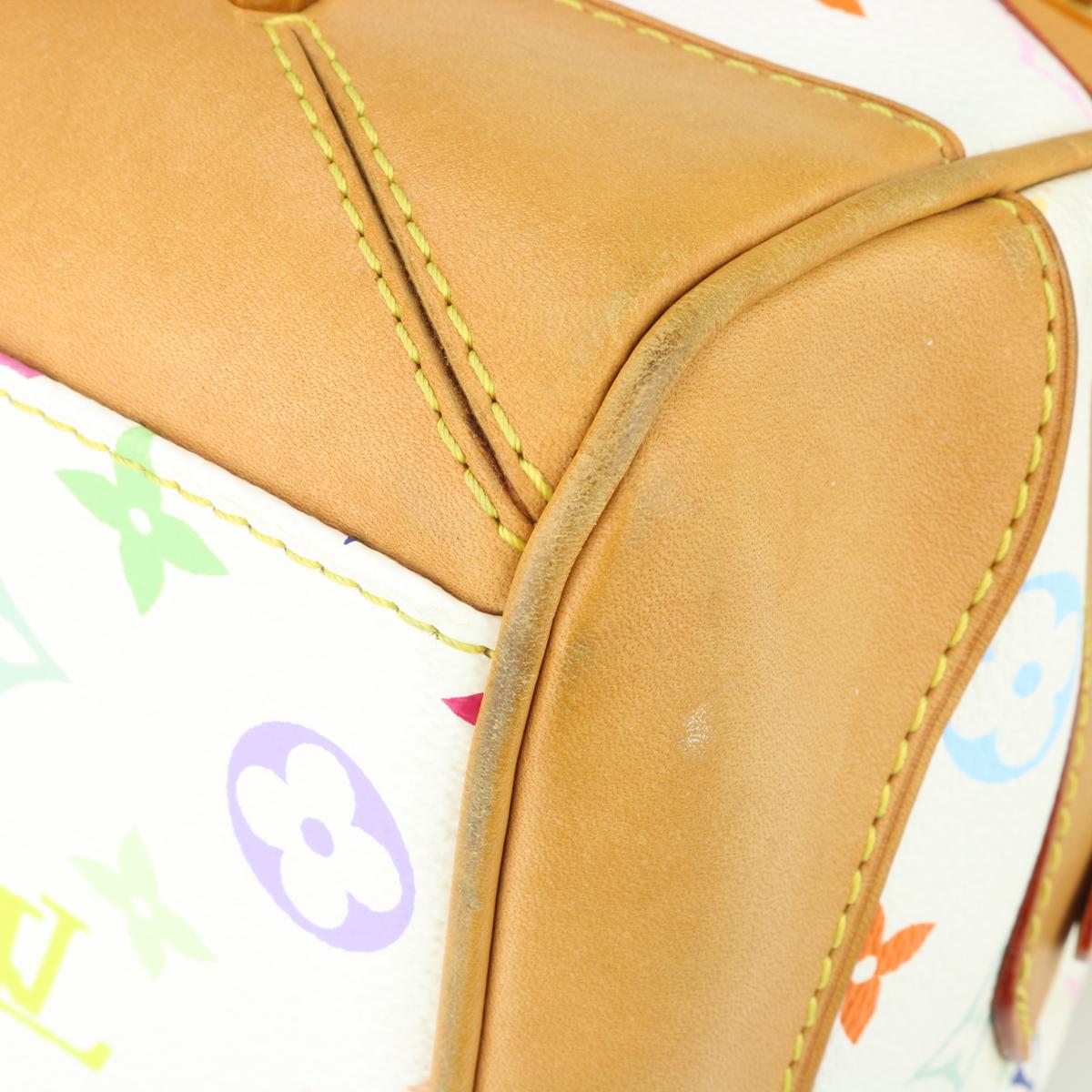 Louis Vuitton Claudia Bag in White Multicolore Monogram 2011 5