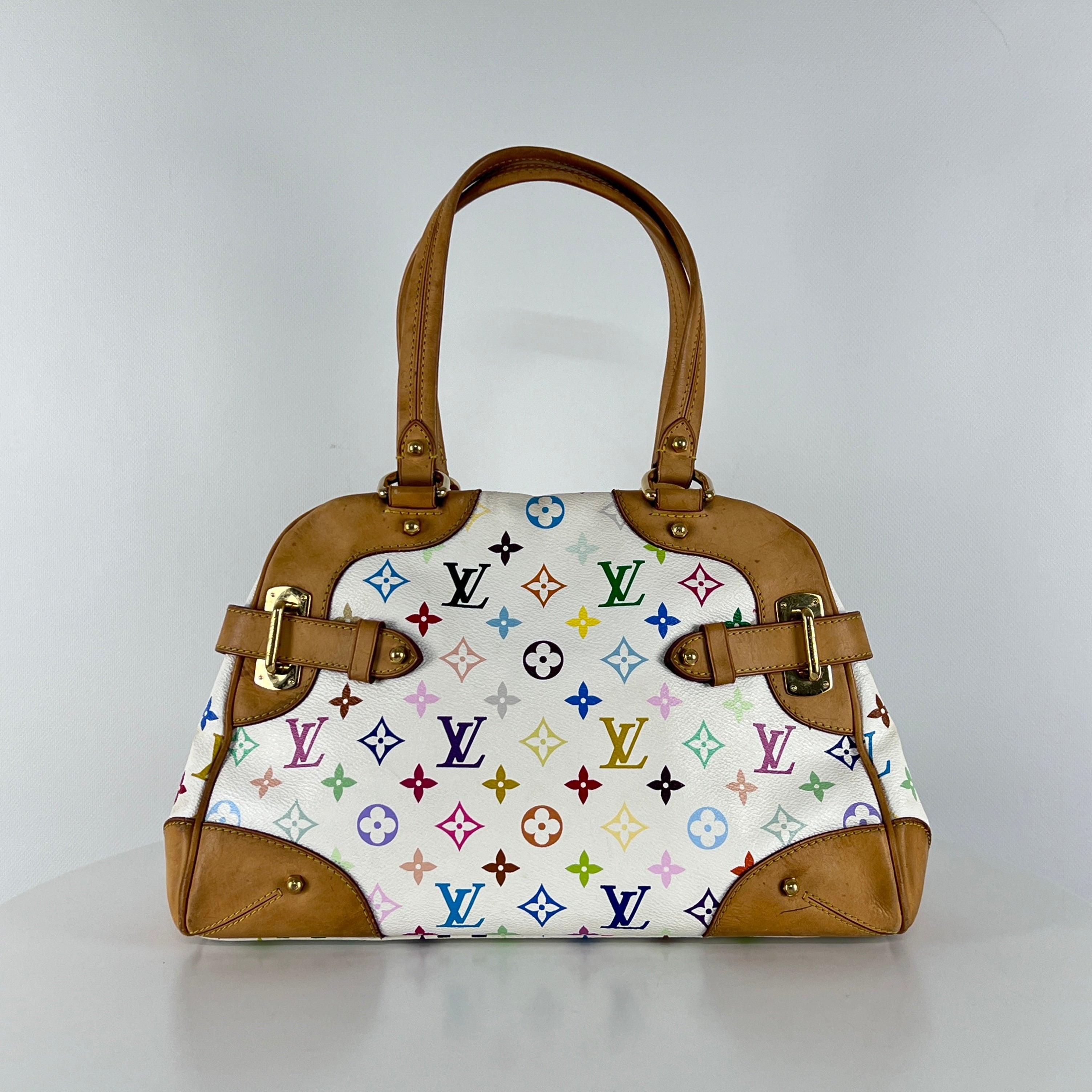 Gris Louis Vuitton Claudia Shoulder Bag Monogram Canvas Brown 2010 en vente