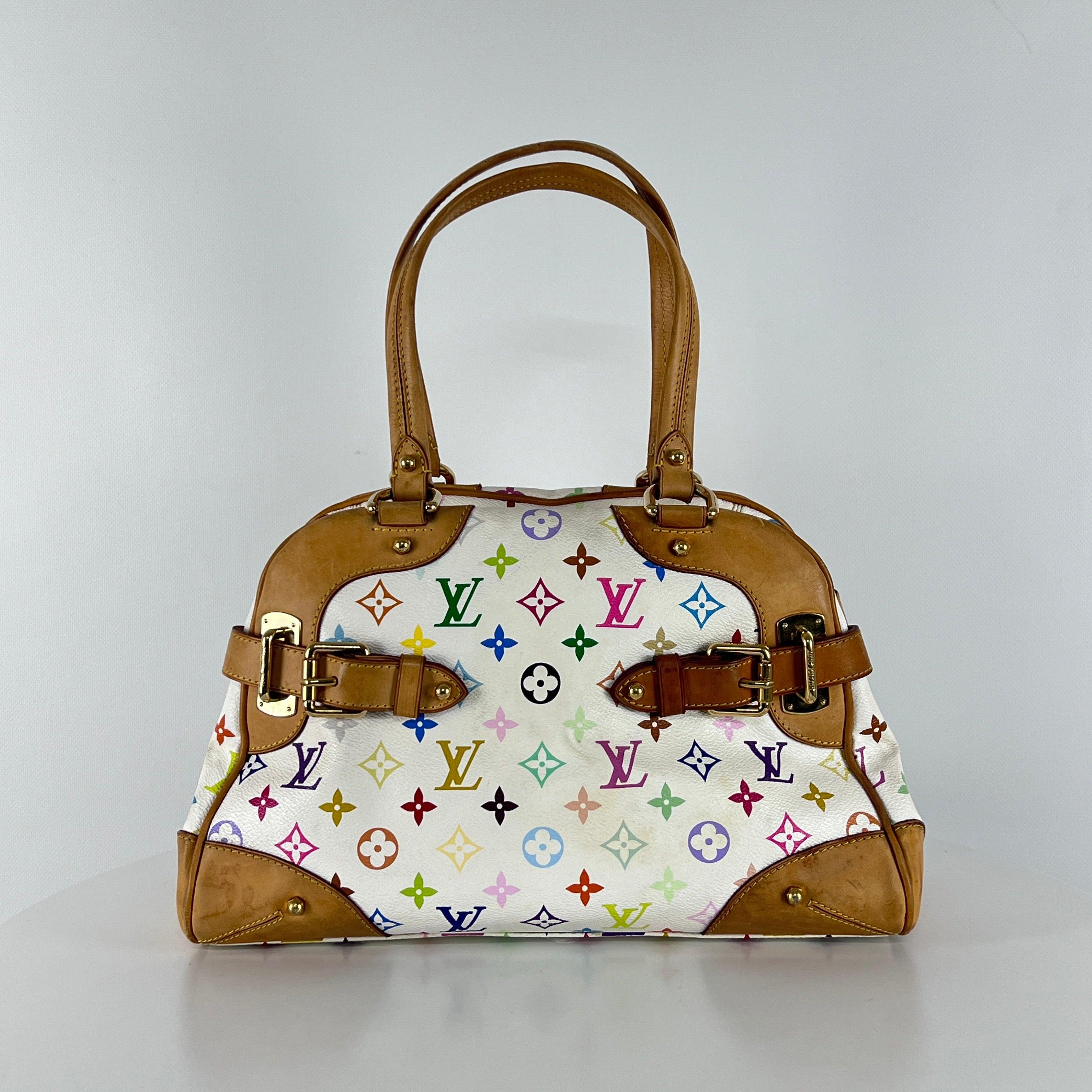 Louis Vuitton Claudia Shoulder Bag Monogram Canvas Brown 2010 Bon état - En vente à SAINT-OUEN-SUR-SEINE, FR