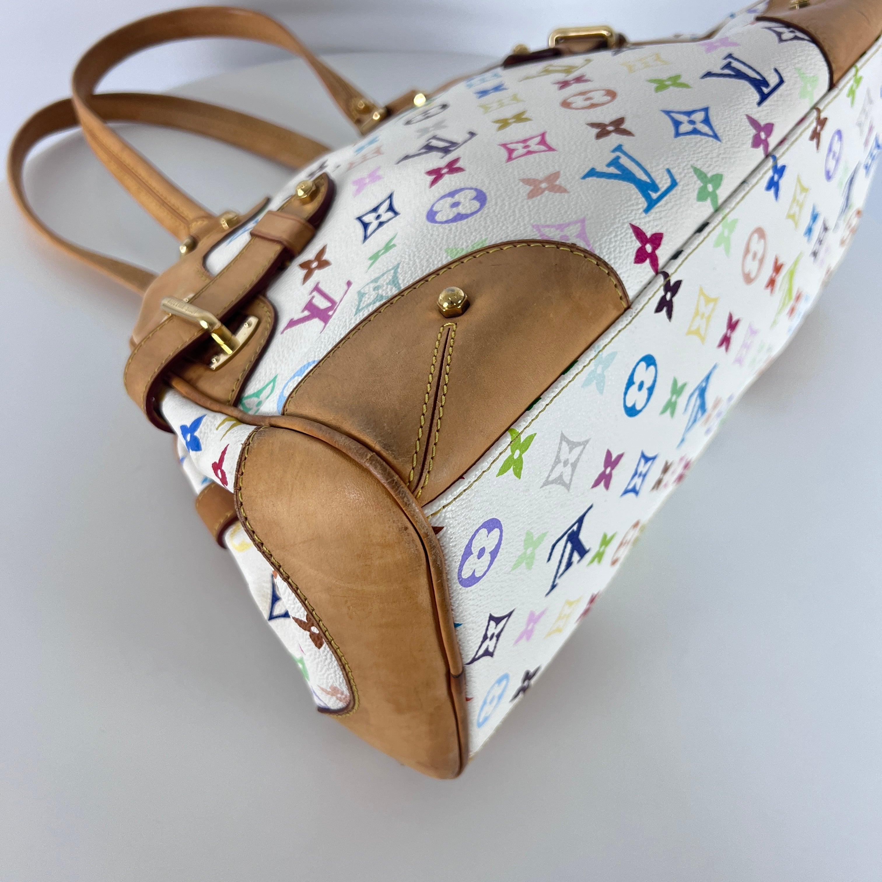 Louis Vuitton Claudia Shoulder Bag Monogram Canvas Brown 2010 en vente 3