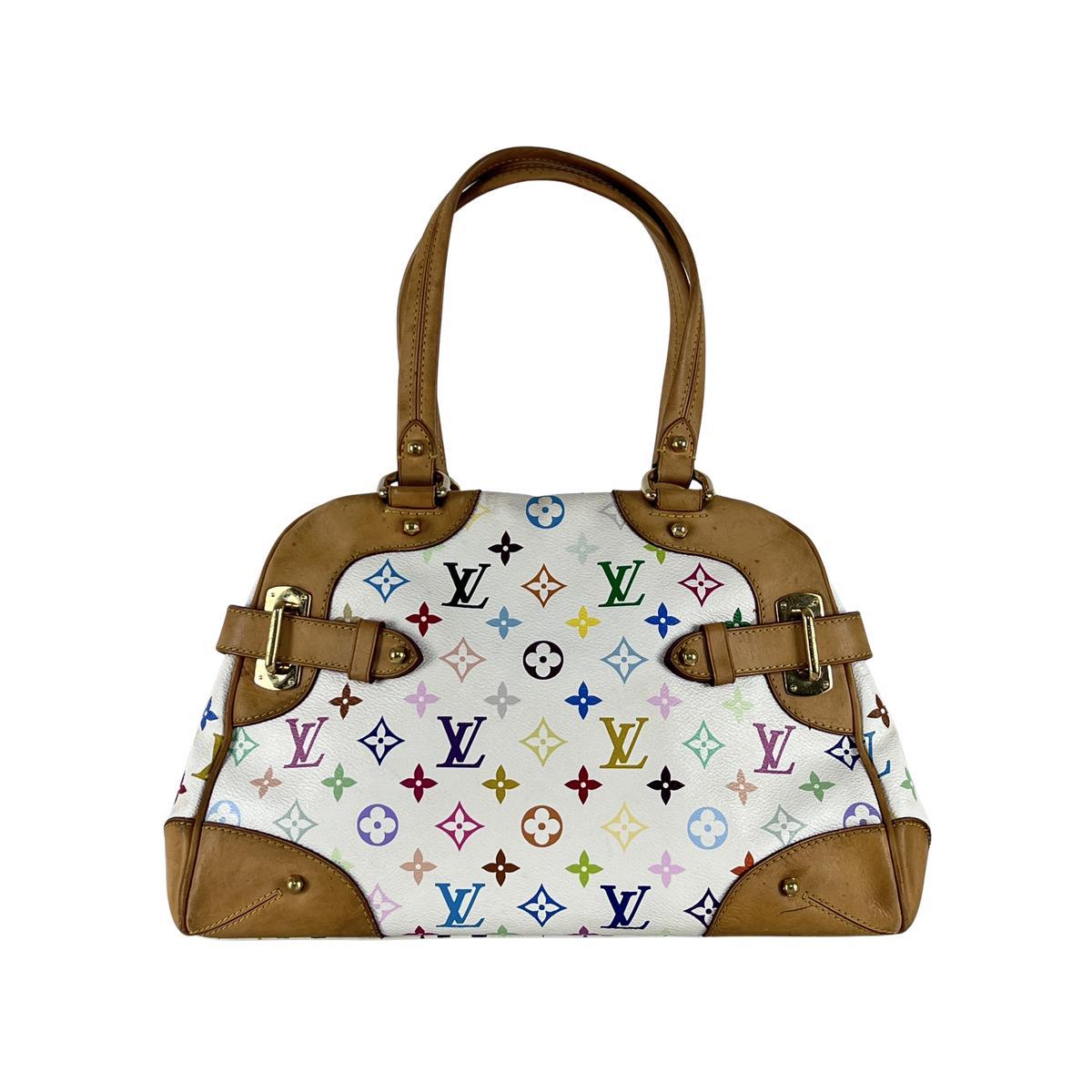 Louis Vuitton Claudia Shoulder Bag Monogram Canvas Brown 2010 en vente