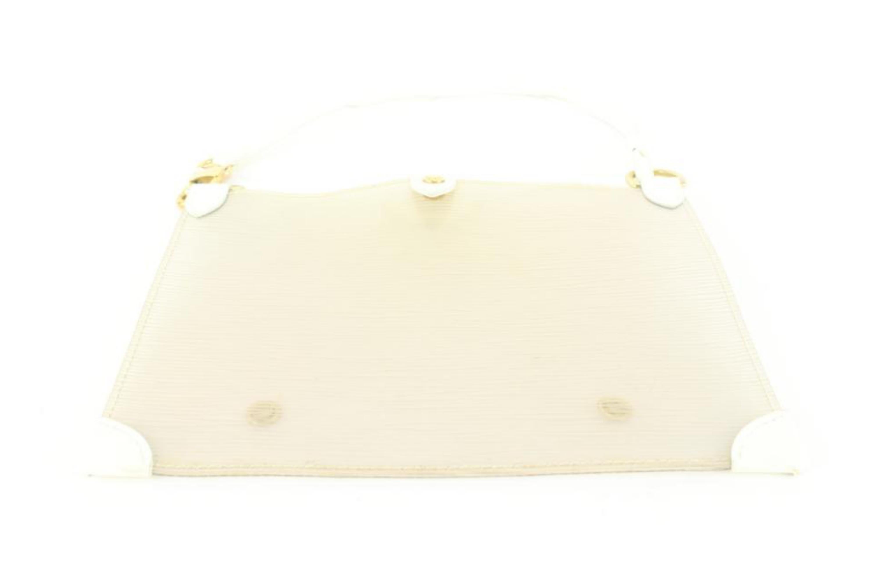 Louis Vuitton Clear Epi Leather Plage Pochette Translucent 2lz59s In Good Condition In Dix hills, NY
