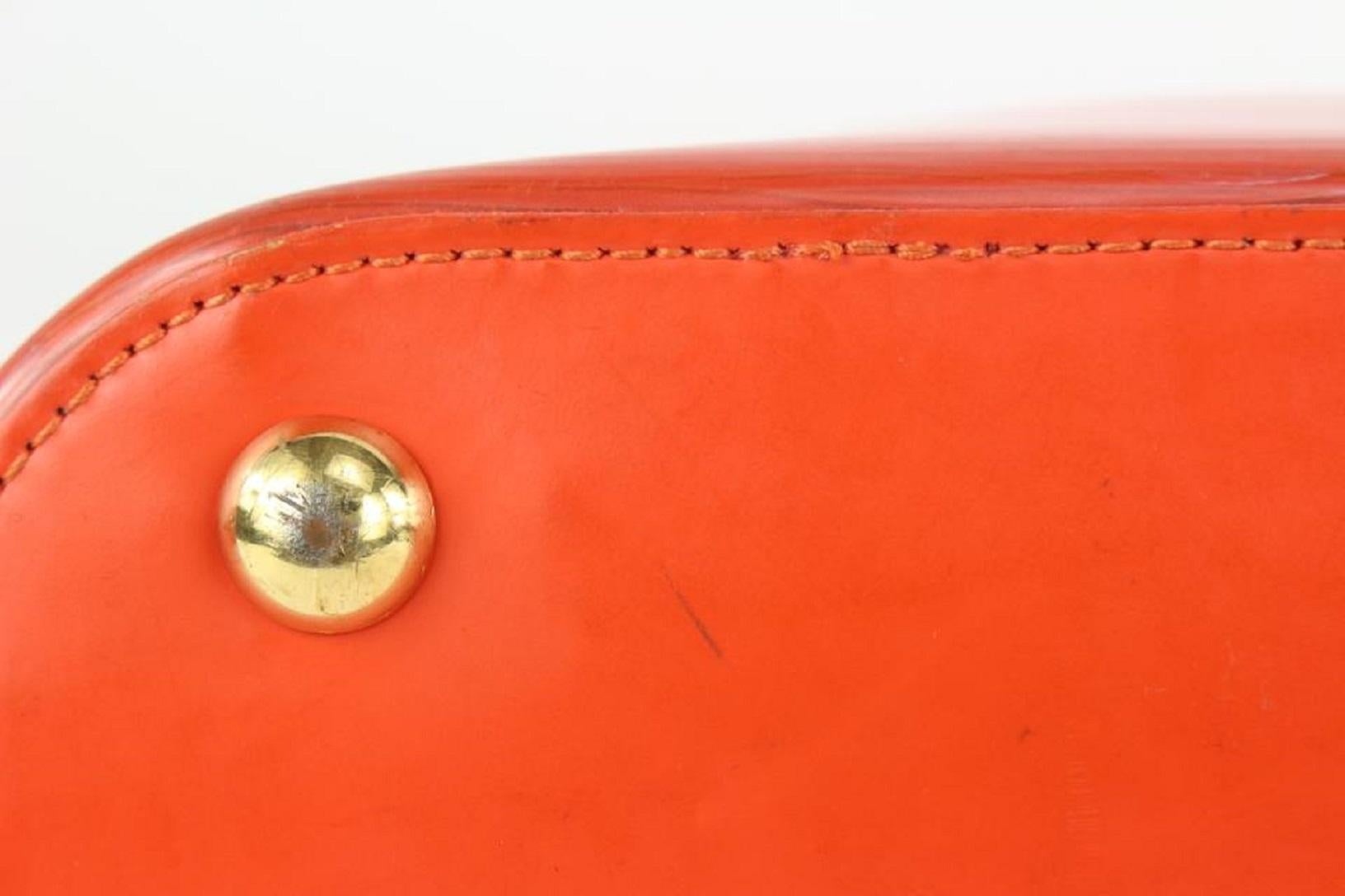 Louis Vuitton Clear Epi Plage Orange Lagoon Bay PM Tote bag 923lv8 For Sale 4