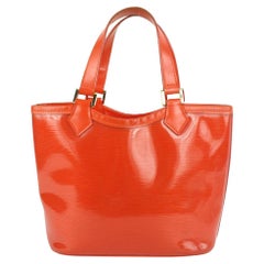 Sac fourre-tout Louis Vuitton Orange Lagoon Bay PM à plaque épi claire 923lv8