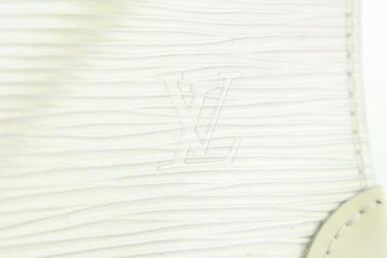Women's Louis Vuitton Clear Epi Plage Pochette Accessoires Wristlet Bag Mini Pouch 296lv For Sale