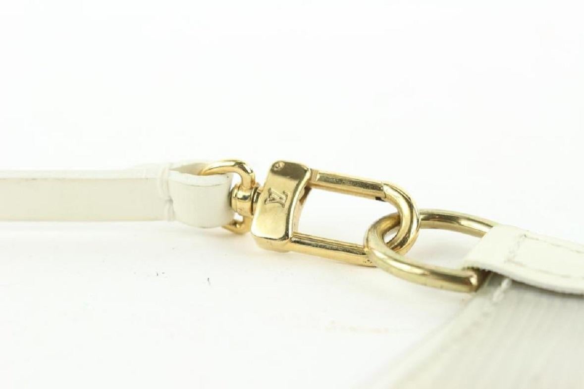 Women's Louis Vuitton Clear Epi Plage Pochette Accessories Mini Wristlet Bag 63lvs126
