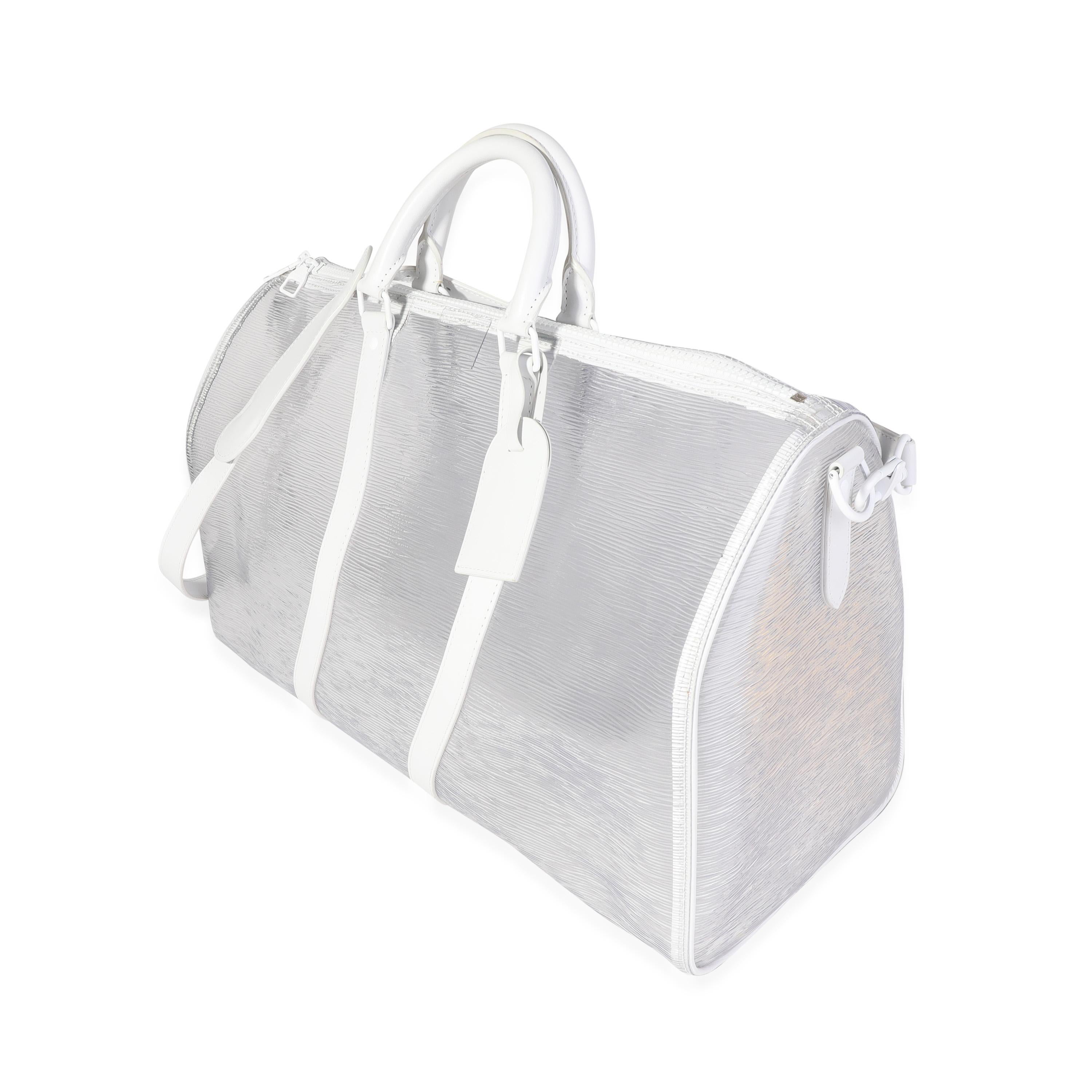 louis vuitton clear duffle bag