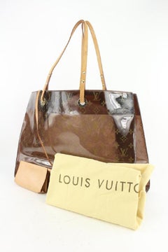 Louis Vuitton Clear Monogram Ambre Cabas Cruise GM Tote Bag with Pouch707lvs621