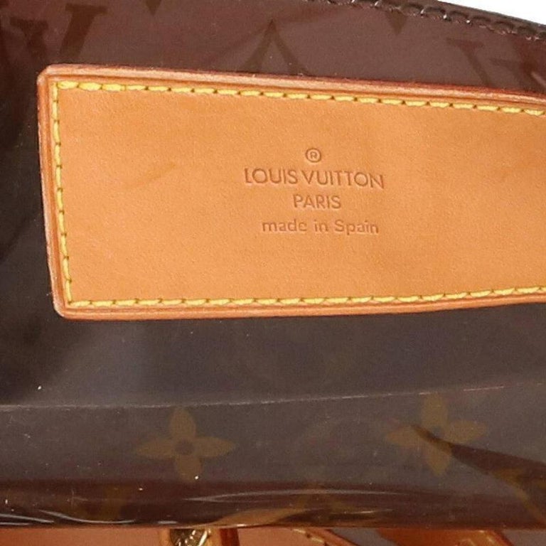 Louis Vuitton Vintage Limited Edition Monogram Vinyl Ambre Cruise Tote –  LuxeDH