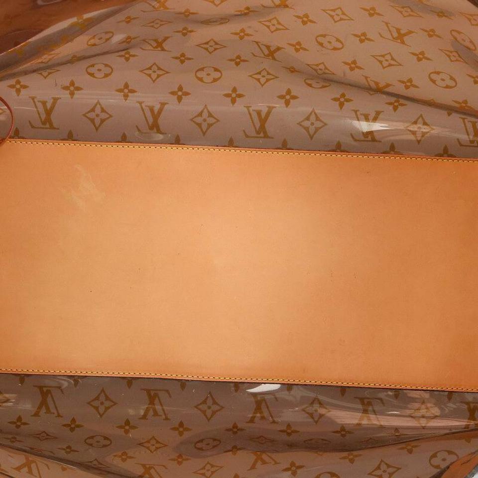 Louis Vuitton Clear Monogram Ambre Sac Cabas Cruise GM Tote Bag with Pouch 1
