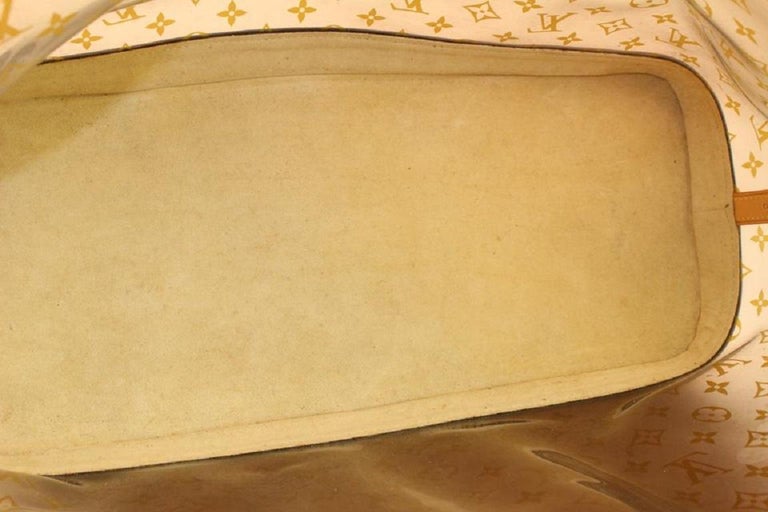 Louis Vuitton Rare Clear Monogram Ambre Neo Cabas MM Tote bag Leather  ref.298770 - Joli Closet