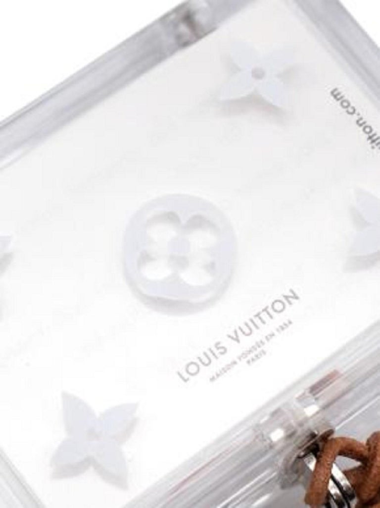 Authentic Louis Vuitton Limited Edition Clear Monogram Dice Set