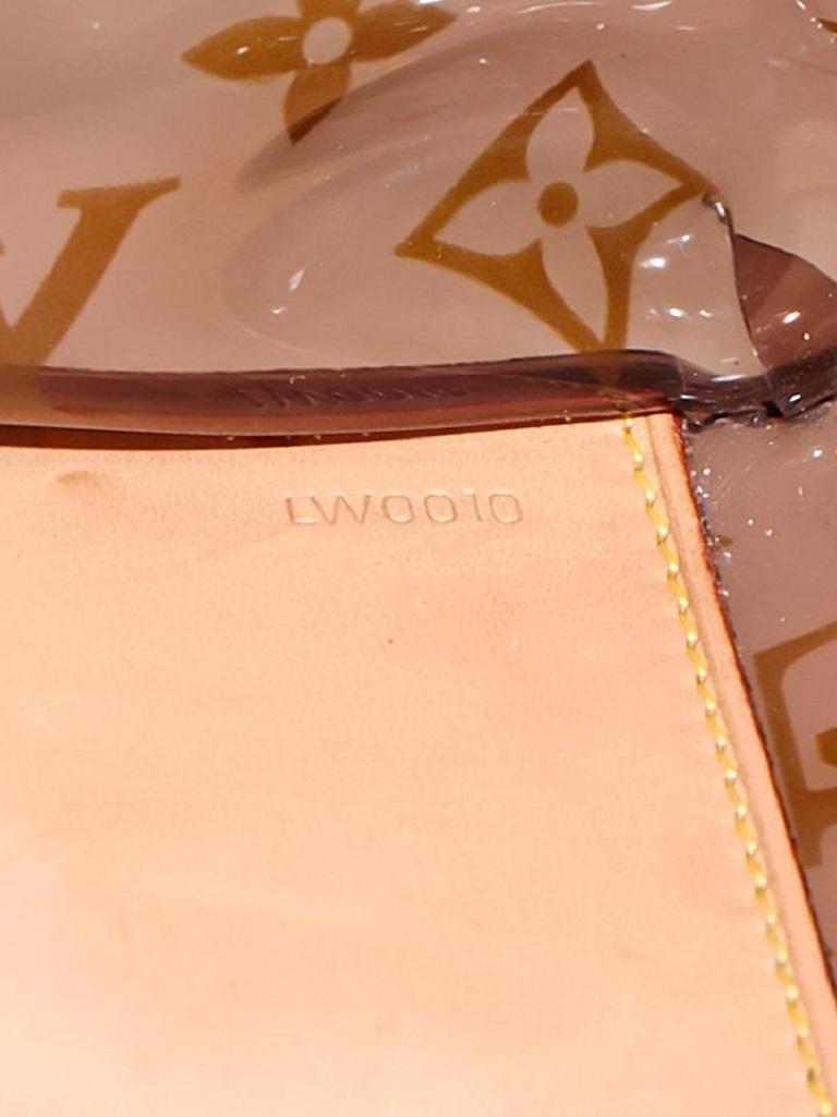 Louis Vuitton Sac Cabas Clear Translucent Monogram Ambre Gm Tote Louis  Vuitton