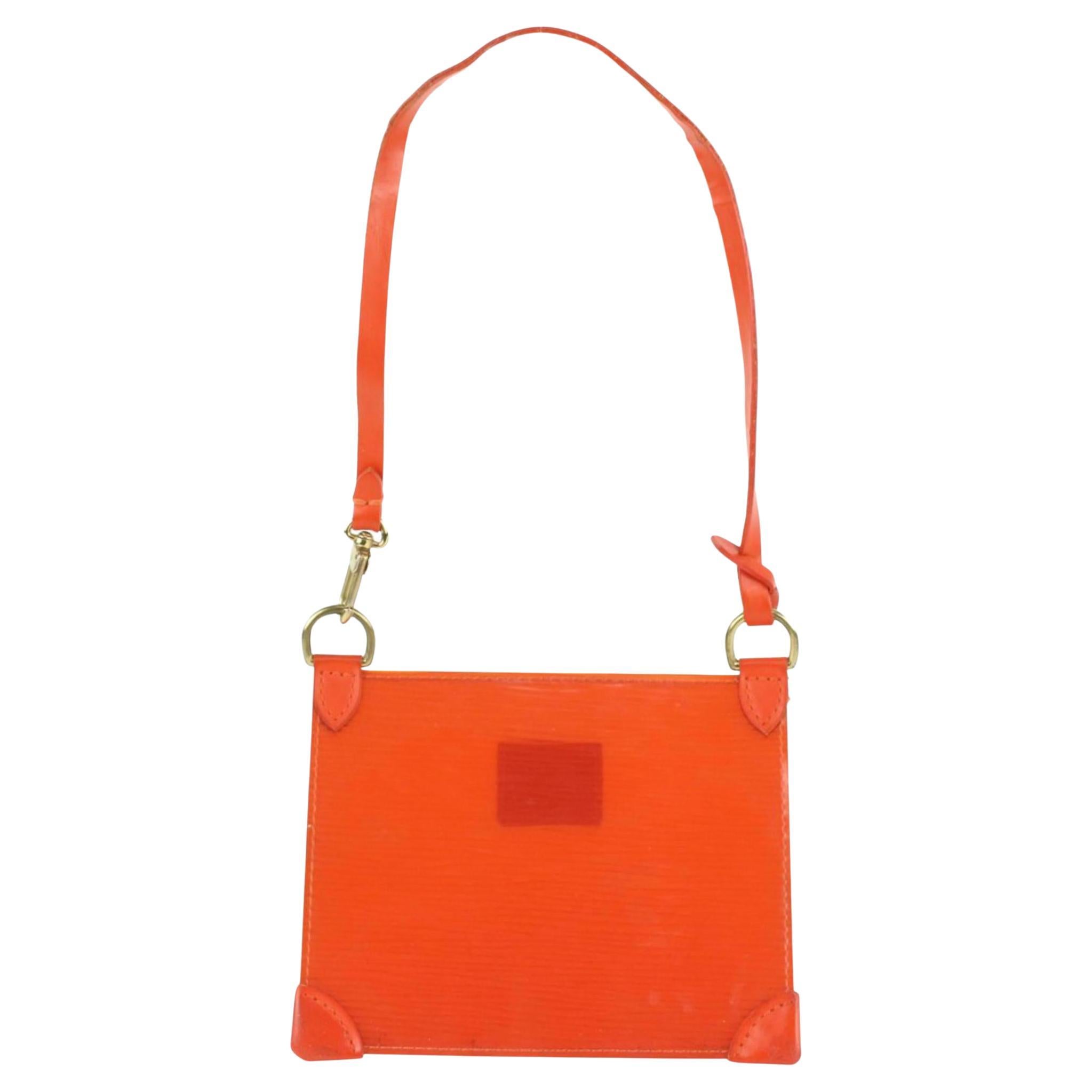 Louis Vuitton Clear Orange Epi Plage Pochette Accessoires Wristlet Pouch  923lv10 For Sale at 1stDibs | louis vuitton pochette accessoires, catalina  reveira