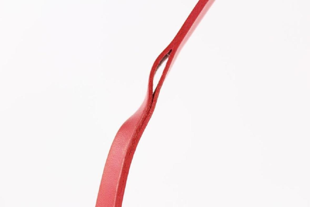 Louis Vuitton Clear Red Epi Plage Translucent Pochette Accessories Wristlet 3LVS For Sale 1