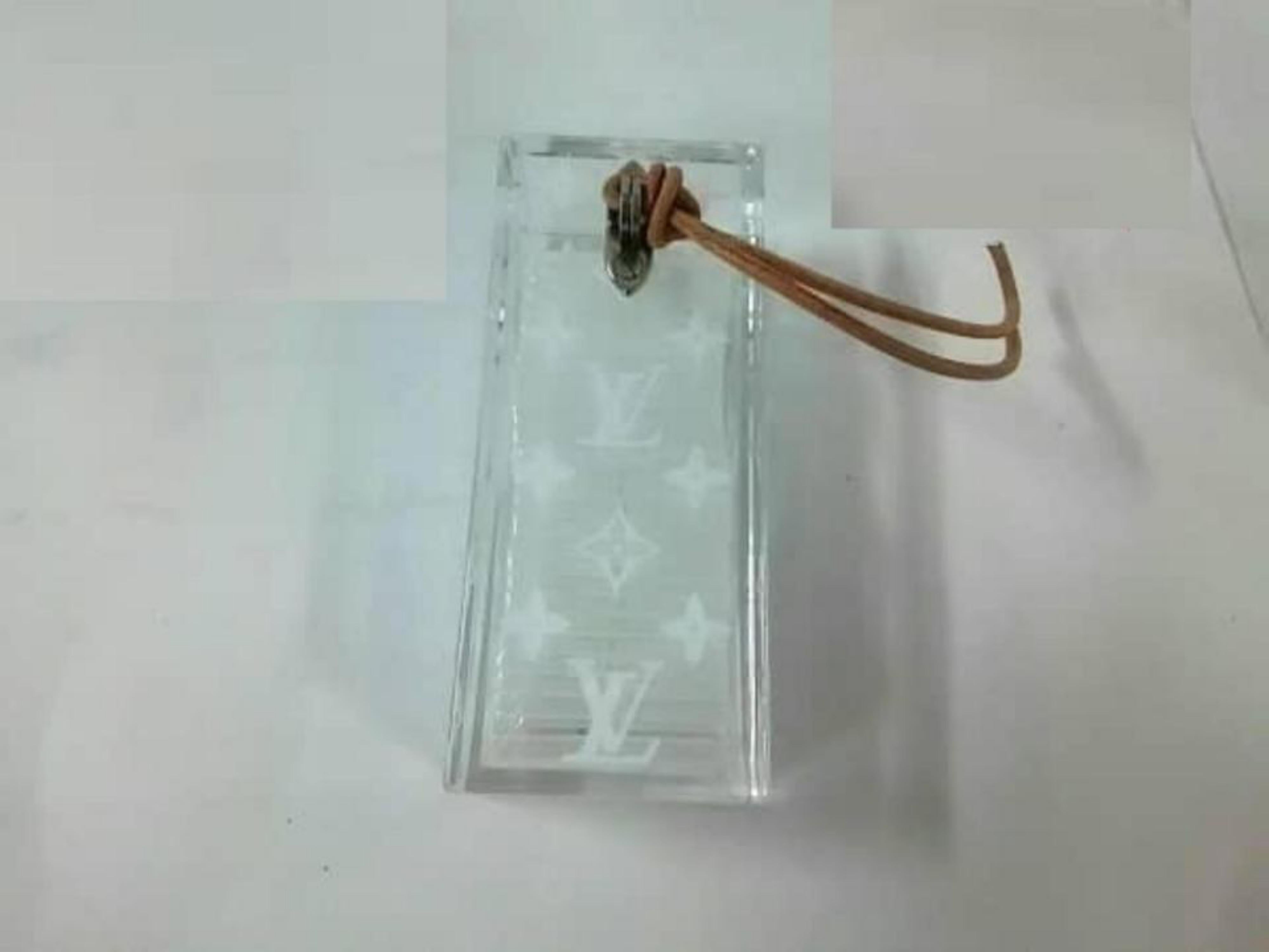 Louis Vuitton Clear (Ultra Rare) Monogram Dominoes Case with Domino Set 234035 For Sale 1
