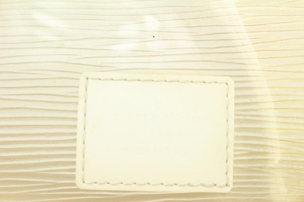 Louis Vuitton Clear White Epi Place Lagoon Bay Baia Beach Tote Bag 1015lv36 4
