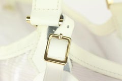 Louis Vuitton Clear White Epi Plage Lagoon Bay Baia Beach Tote 4LZ1021