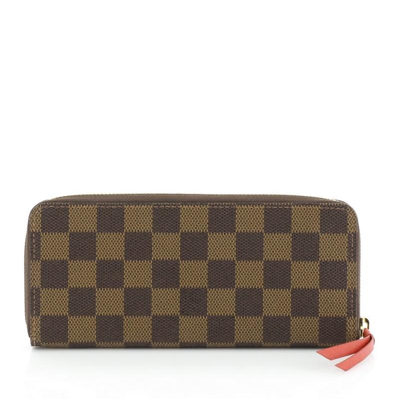Louis Vuitton Clemence Wallet Damier In Excellent Condition In NY, NY