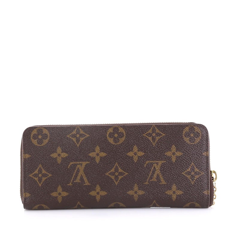 Louis Vuitton Clemence Wallet Limited Edition Bloom Flower Monogram Canvas at 1stdibs