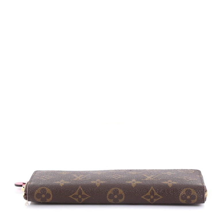 Louis Vuitton Clemence Wallet Limited Edition Blooming Flowers Monogram  Empreinte Leather Blue 2401561