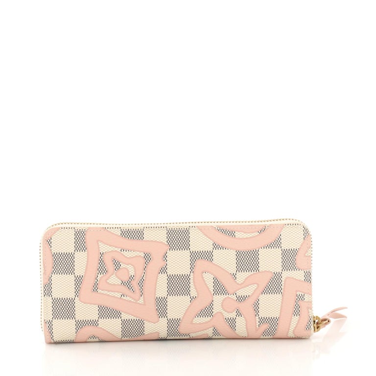Louis Vuitton Clemence Wallet Limited Edition Damier Tahitienne For Sale at 1stdibs