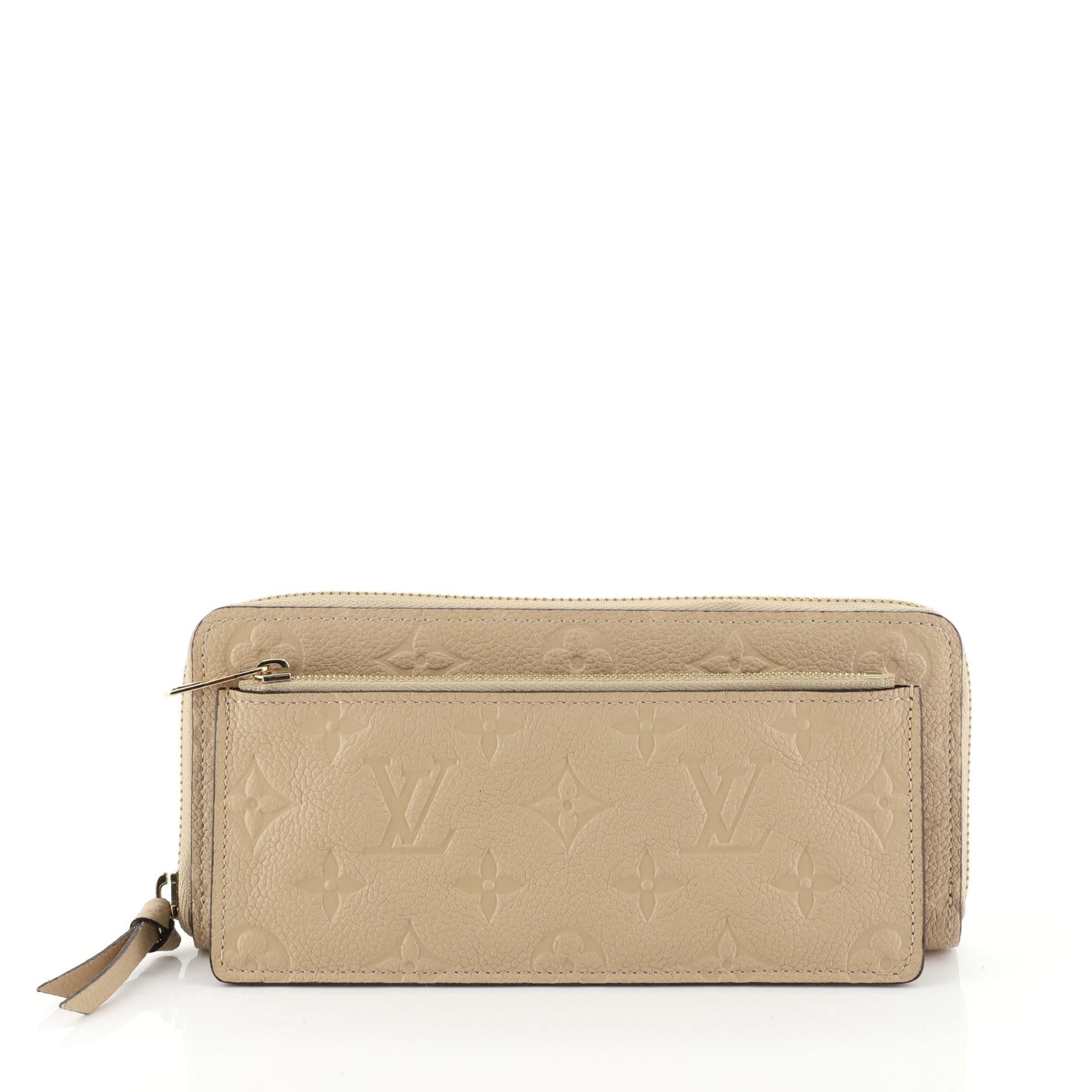 Louis Vuitton Clemence Wallet Monogram Empreinte Leather at