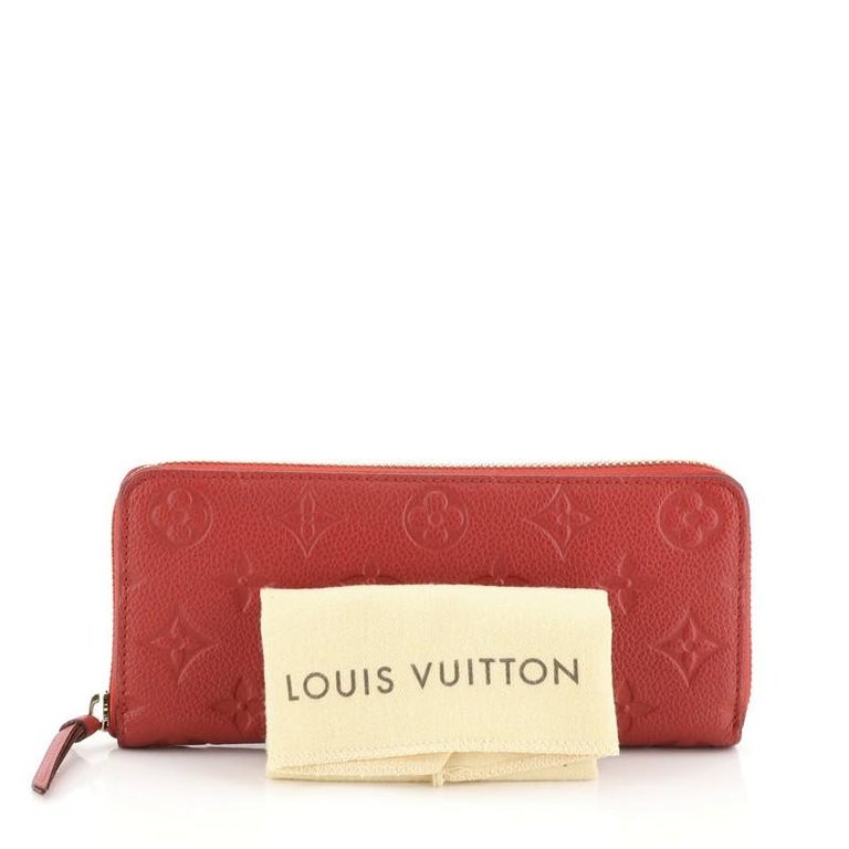 Louis Vuitton Clemence Wallet Monogram Empreinte Leather at 1stdibs