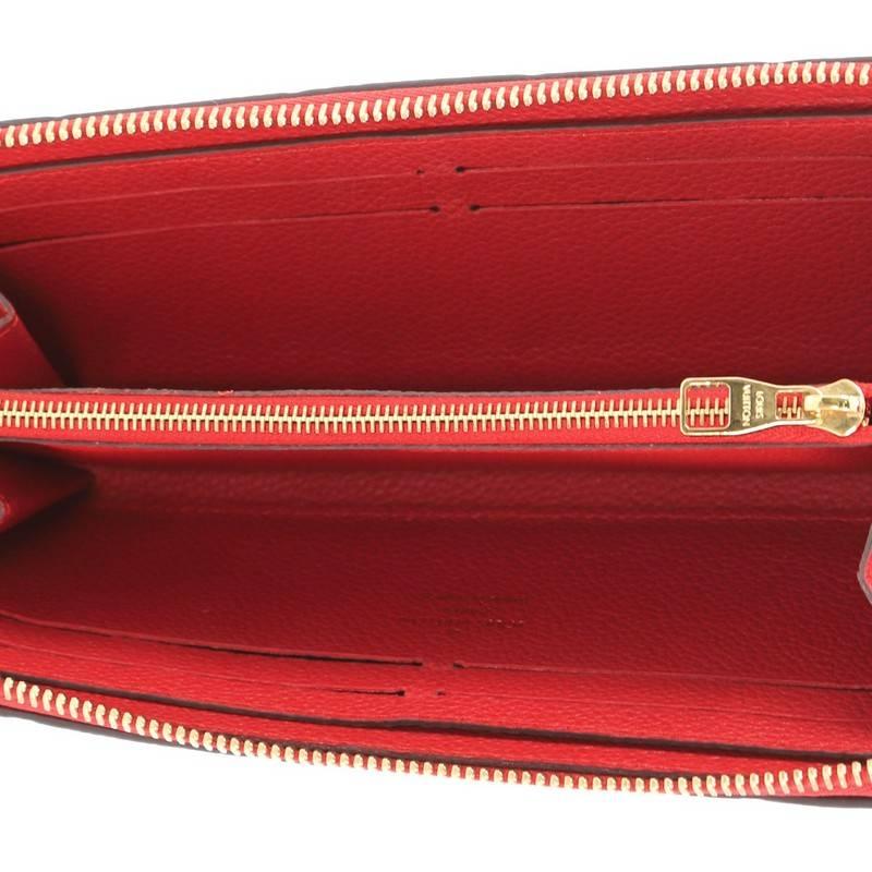  Louis Vuitton Clemence Wallet Monogram Empreinte Leather 1