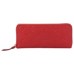 Louis Vuitton Clemence Wallet Monogram Empreinte Leather