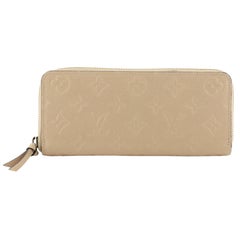 Louis Vuitton Clemence Geldbörse Monogram Empreinte Leder