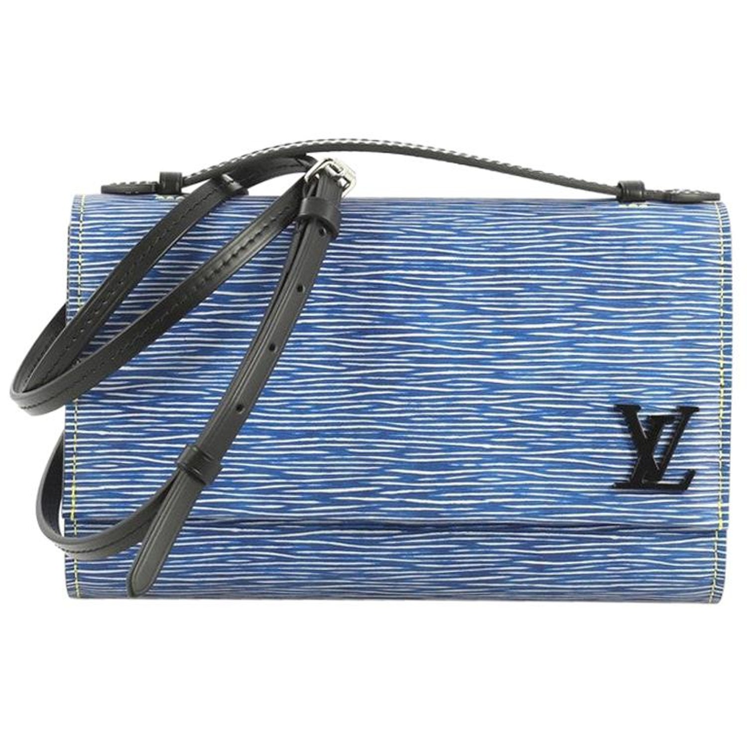 Louis Vuitton Antracite Nacre Epi Leather Clery Pochette Bag Louis Vuitton