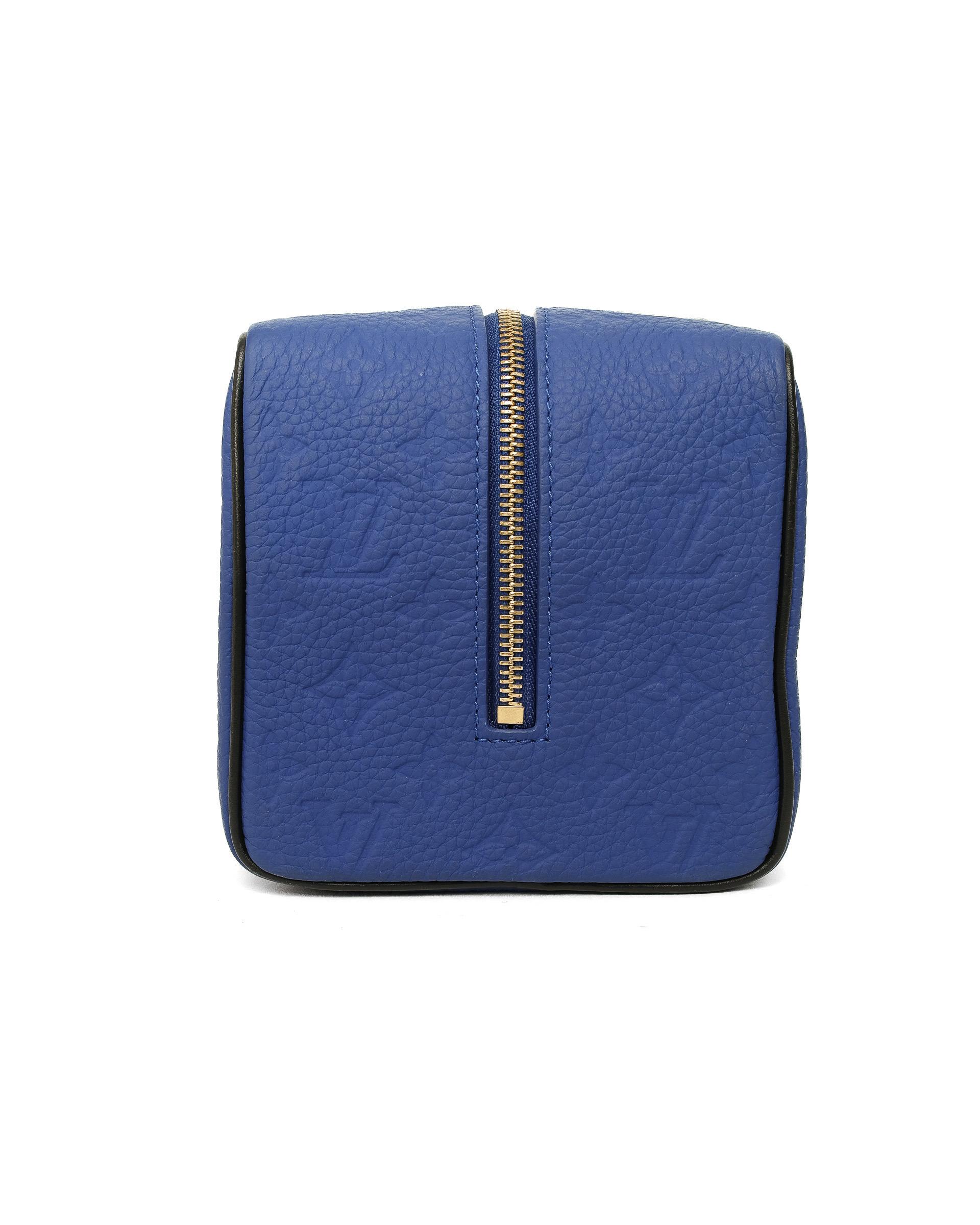 Louis Vuitton Cloakroom Dopp Kit NBA Blue Borsa A Mano For Sale 3